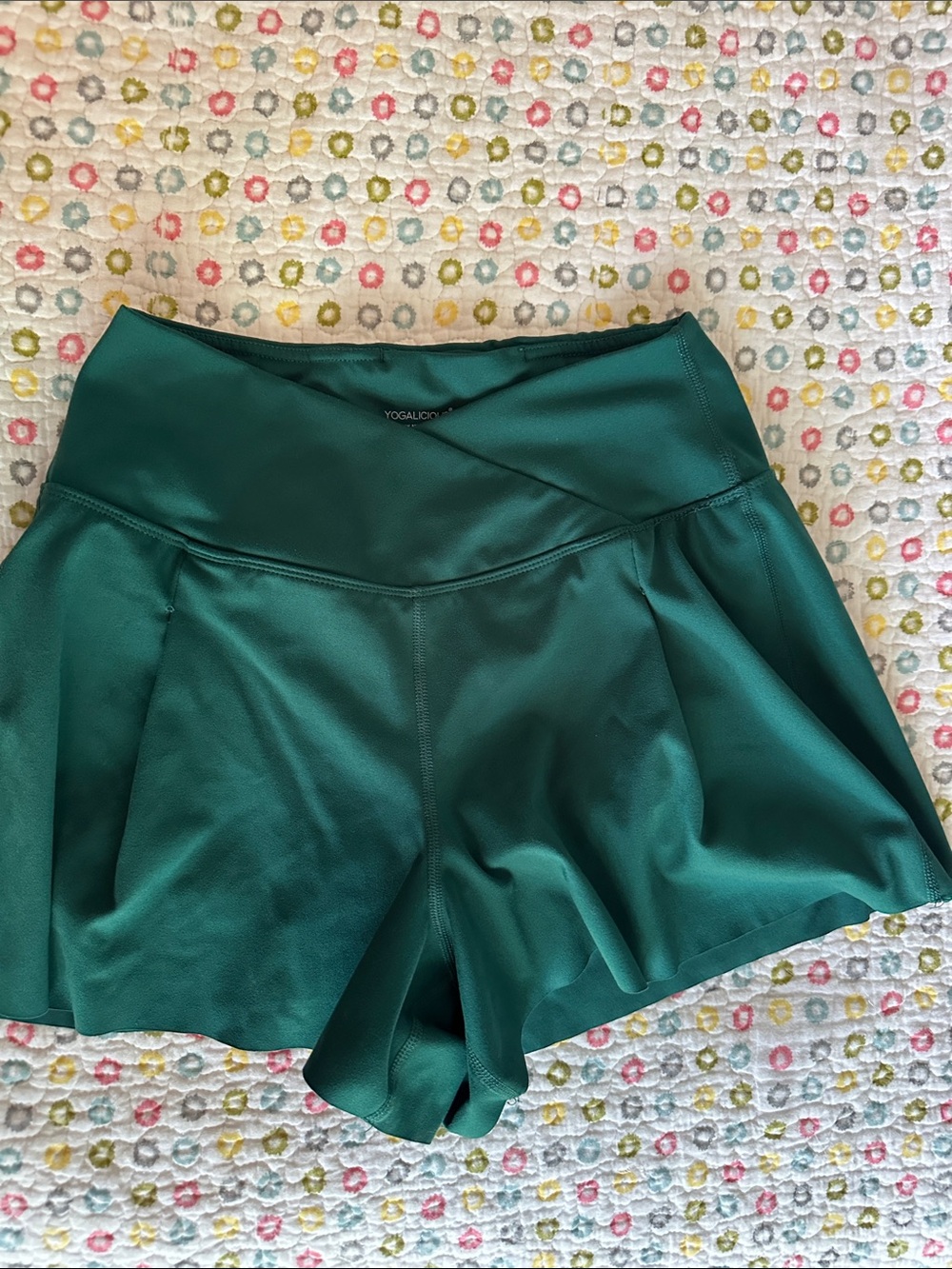 Yogalicious Emerald Green High-Waist Skort